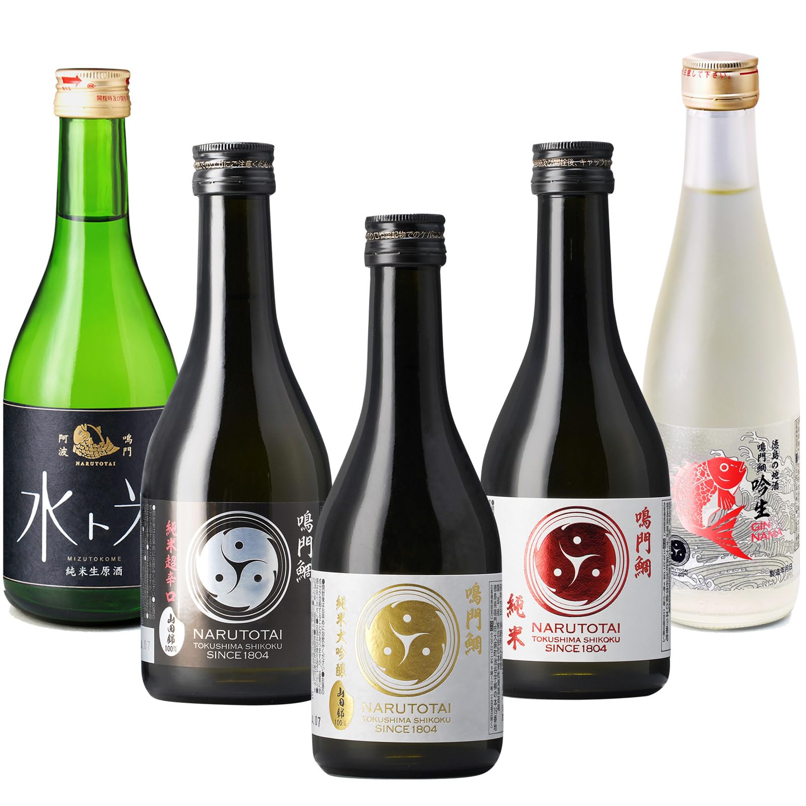 Amazon.co.jp: 鳴門鯛 日本酒 飲み比べ おためしセット ご自宅用 300ml